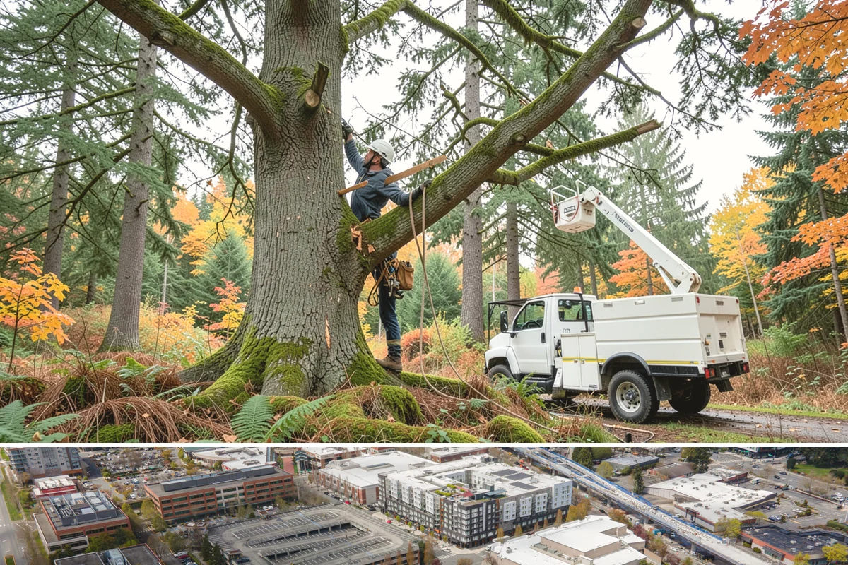 Crown reduction in Redmond, King County, WA - Work should follow recognized arboricultural standards matched to specific growing seasons for each tree species in the Puget...