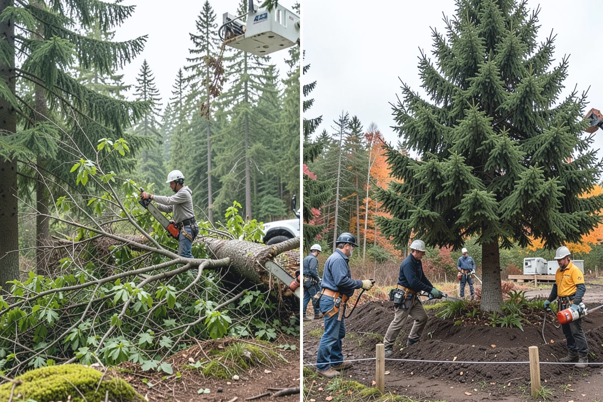 Crown reduction in South Prairie, Pierce County, WA - Assess canopy condition and pruning objectives