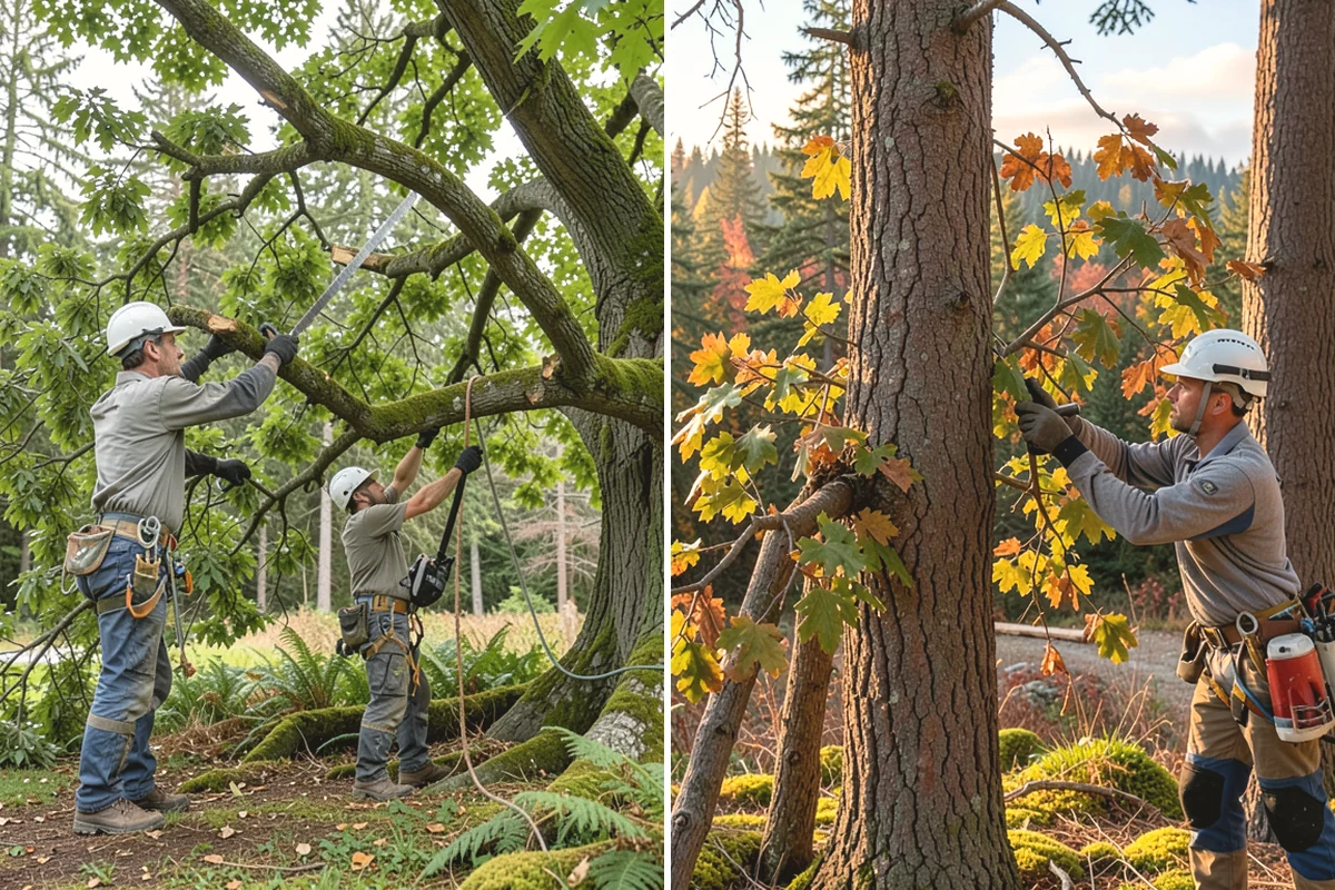 Crown reduction in Steilacoom, Pierce County, WA - Assess canopy condition and pruning objectives