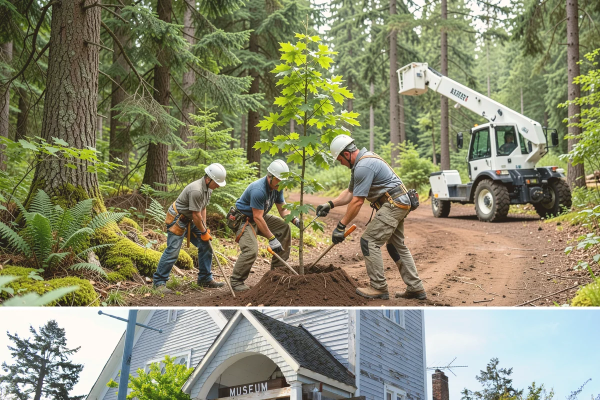 Crown reduction in Steilacoom, Pierce County, WA - Work should follow recognized arboricultural standards matched to specific growing seasons for each tree species in the Puget...