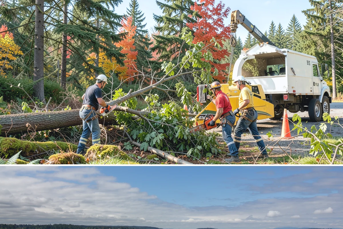 Crown reduction in University Place, Pierce County, WA - Work should follow recognized arboricultural standards matched to specific growing seasons for each tree species in the Puget...