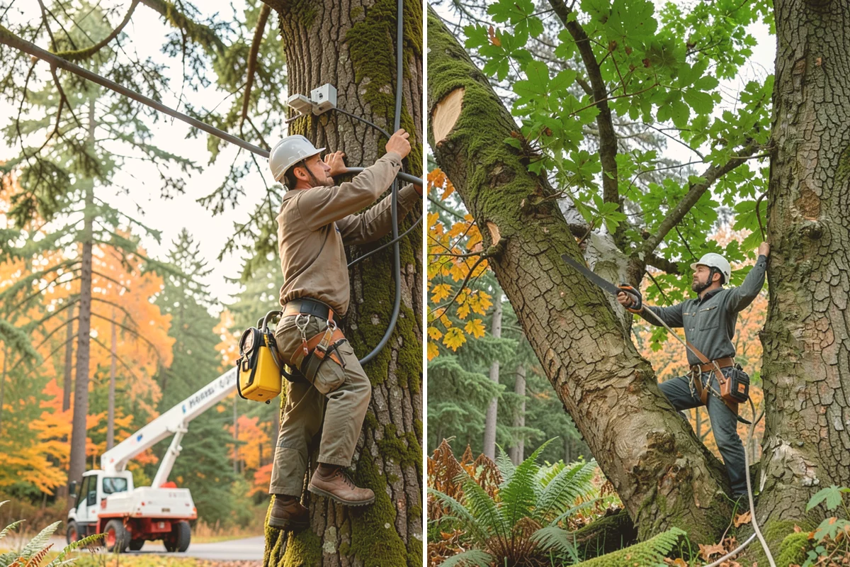 Crown thinning in Algona, King County, WA - Assess canopy condition and pruning objectives