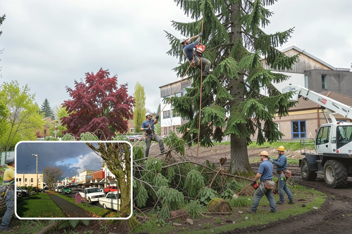 Crown thinning in Arlington, Snohomish County, WA - Improves tree structure, health, and appearance