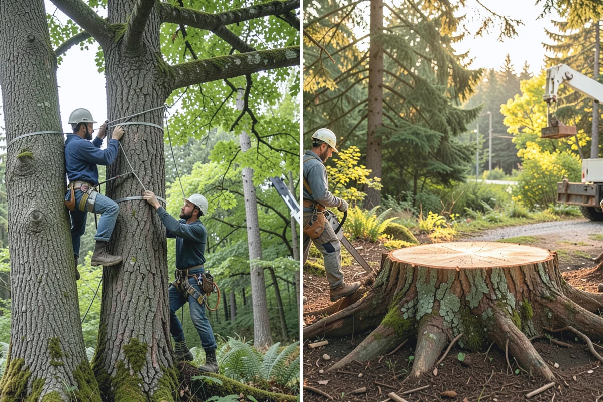 Crown thinning in Auburn, King County, WA - Assess canopy condition and pruning objectives
