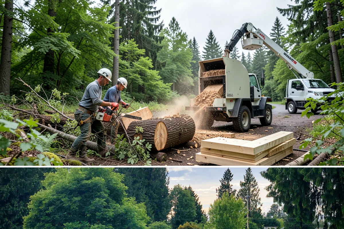 Crown thinning in Bonney Lake, Pierce County, WA - In the Puget Sound climate, this service should avoid late spring to early summer when many native trees are actively transpiring