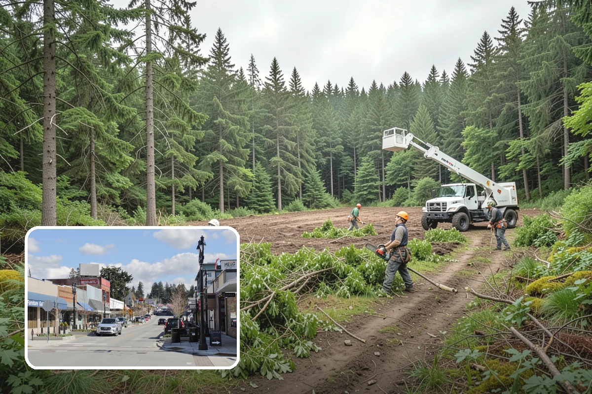 Crown thinning in Bothell, King County, WA - Improves tree structure, health, and appearance
