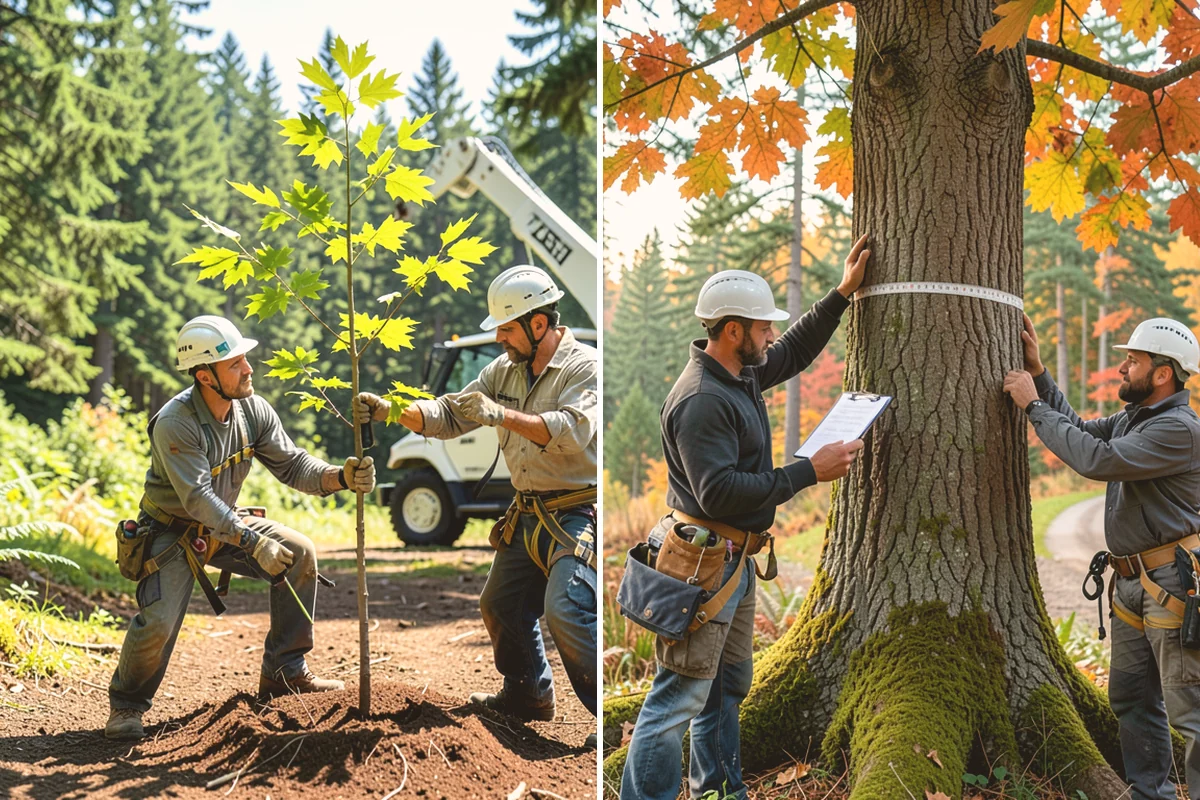 Crown thinning in Bothell, King County, WA - Assess canopy condition and pruning objectives