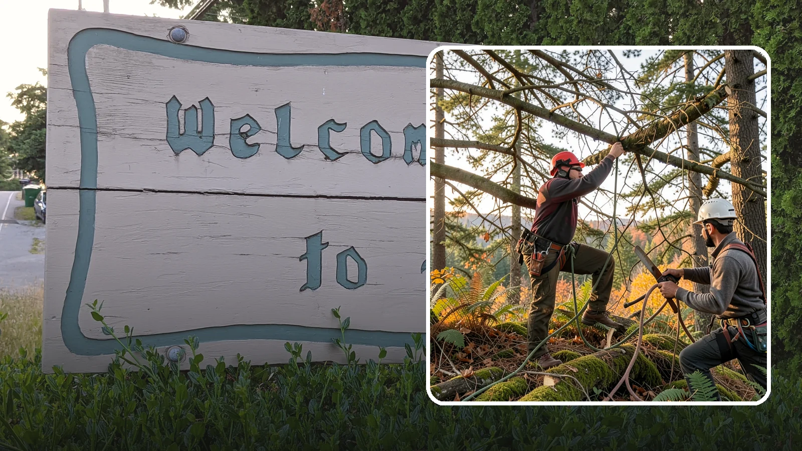 Crown thinning in Brier, Snohomish County, WA - The selective removal of live branches to reduce crown density.