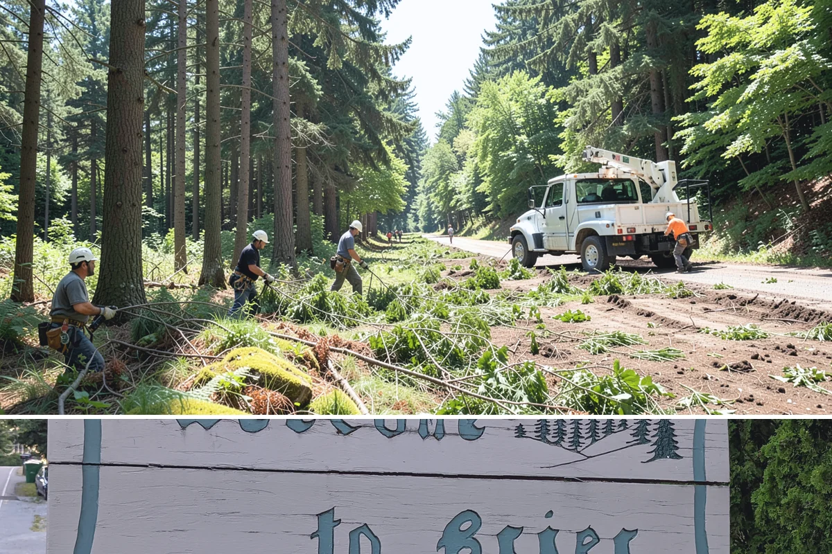 Crown thinning in Brier, Snohomish County, WA - In the Puget Sound climate, this service should avoid late spring to early summer when many native trees are actively transpiring