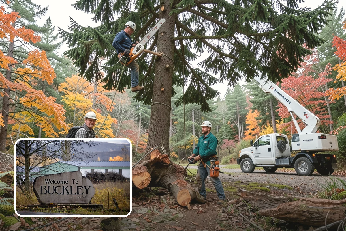 Crown thinning in Buckley, Pierce County, WA - Improves tree structure, health, and appearance