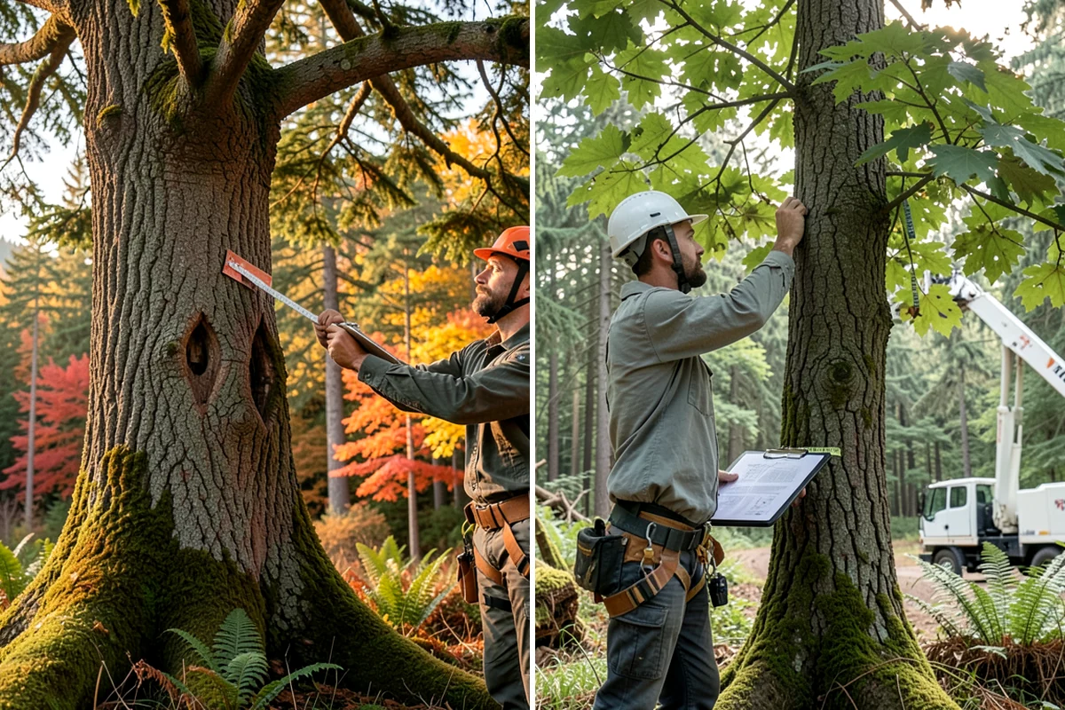 Crown thinning in Clyde Hill, King County, WA - Assess canopy condition and pruning objectives