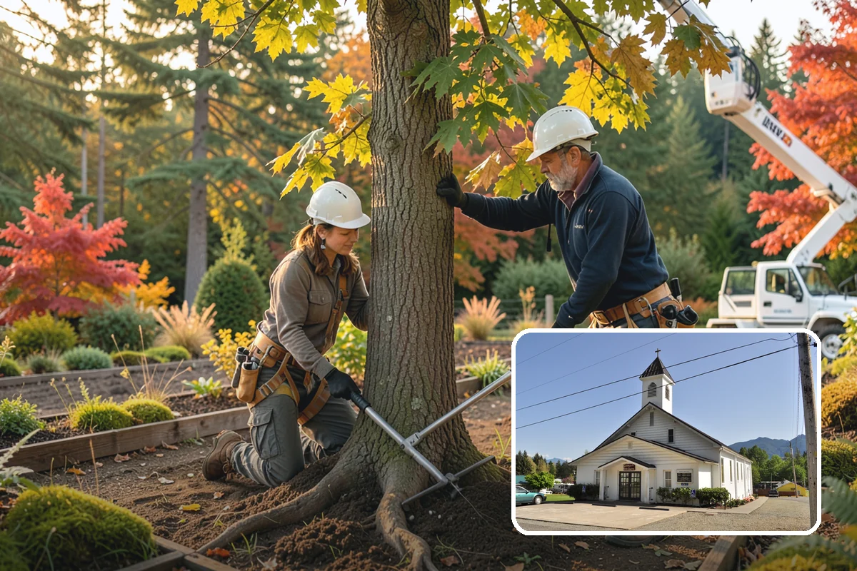 Crown thinning in Concrete, Skagit County, WA - Improves tree structure, health, and appearance