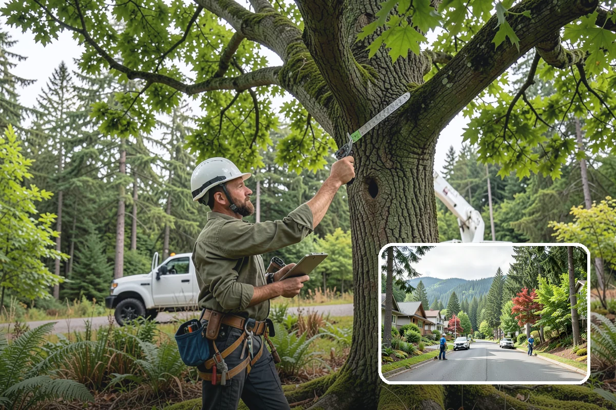 Crown thinning in Darrington, Snohomish County, WA - Improves tree structure, health, and appearance