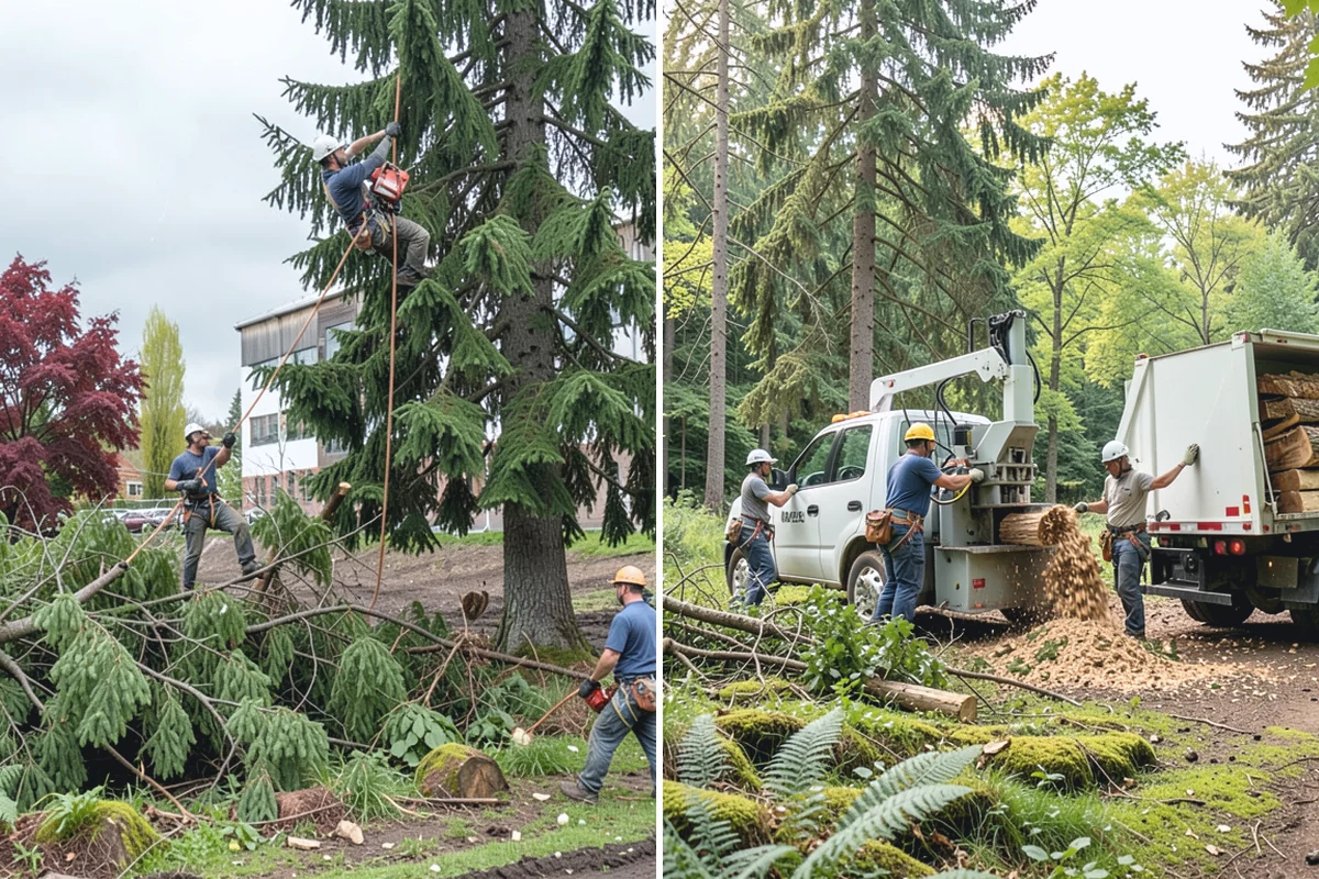 Crown thinning in Darrington, Snohomish County, WA - Assess canopy condition and pruning objectives