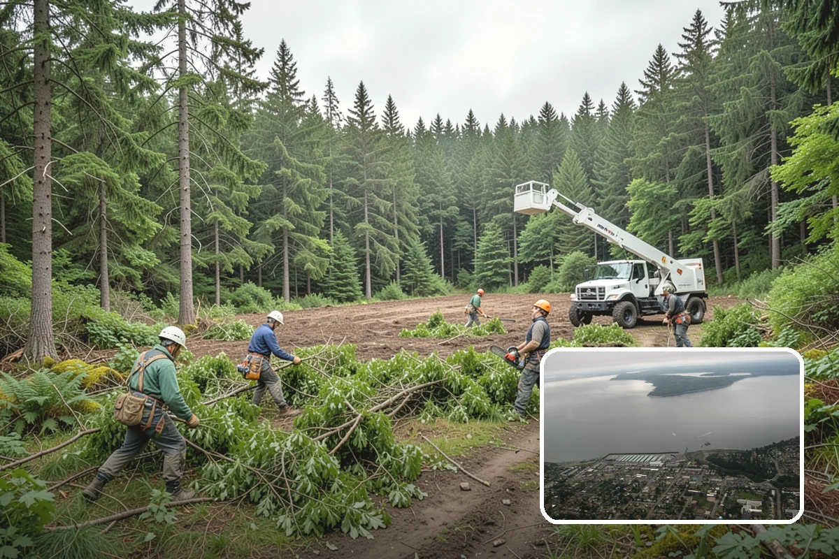 Crown thinning in Des Moines, King County, WA - Improves tree structure, health, and appearance