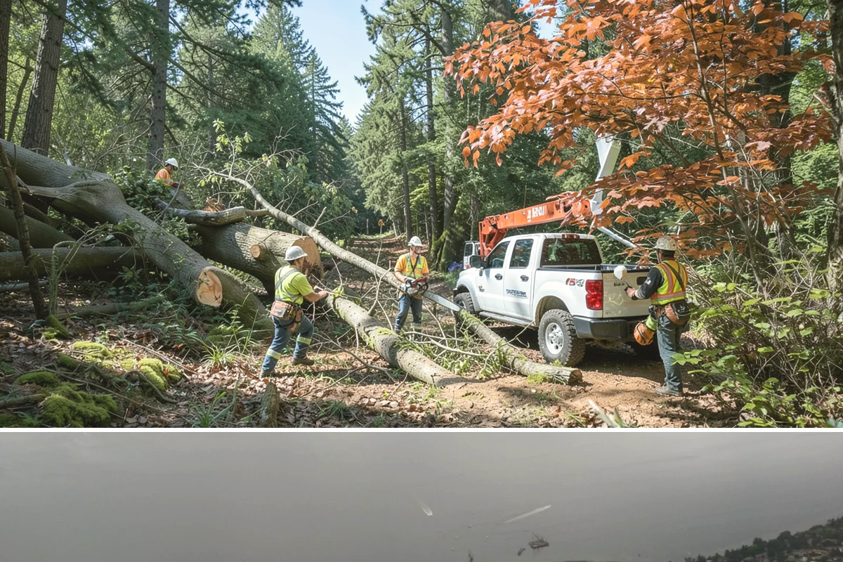 Crown thinning in Des Moines, King County, WA - In the Puget Sound climate, this service should avoid late spring to early summer when many native trees are actively transpiring