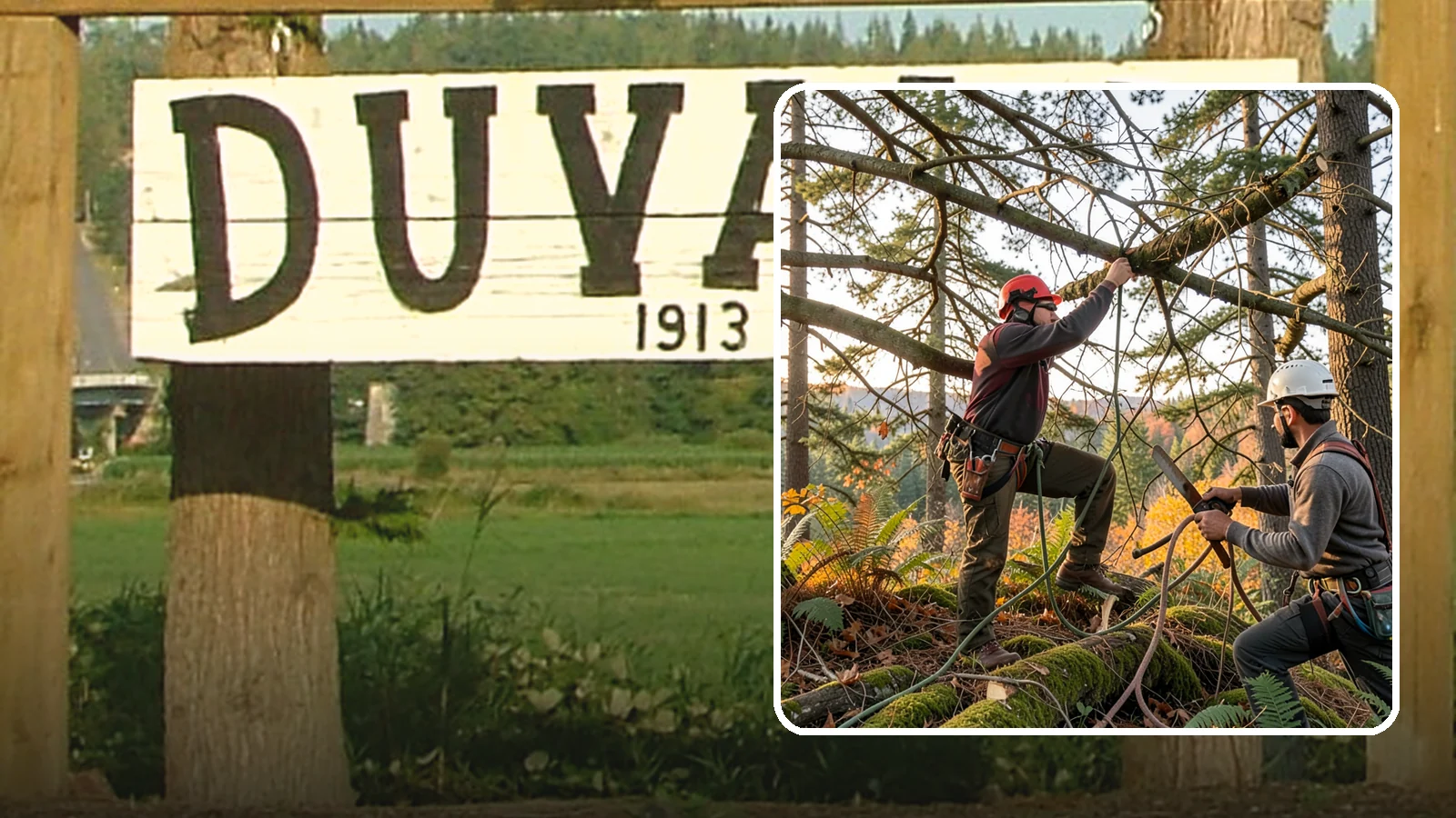 Crown thinning in Duvall, King County, WA - The selective removal of live branches to reduce crown density.