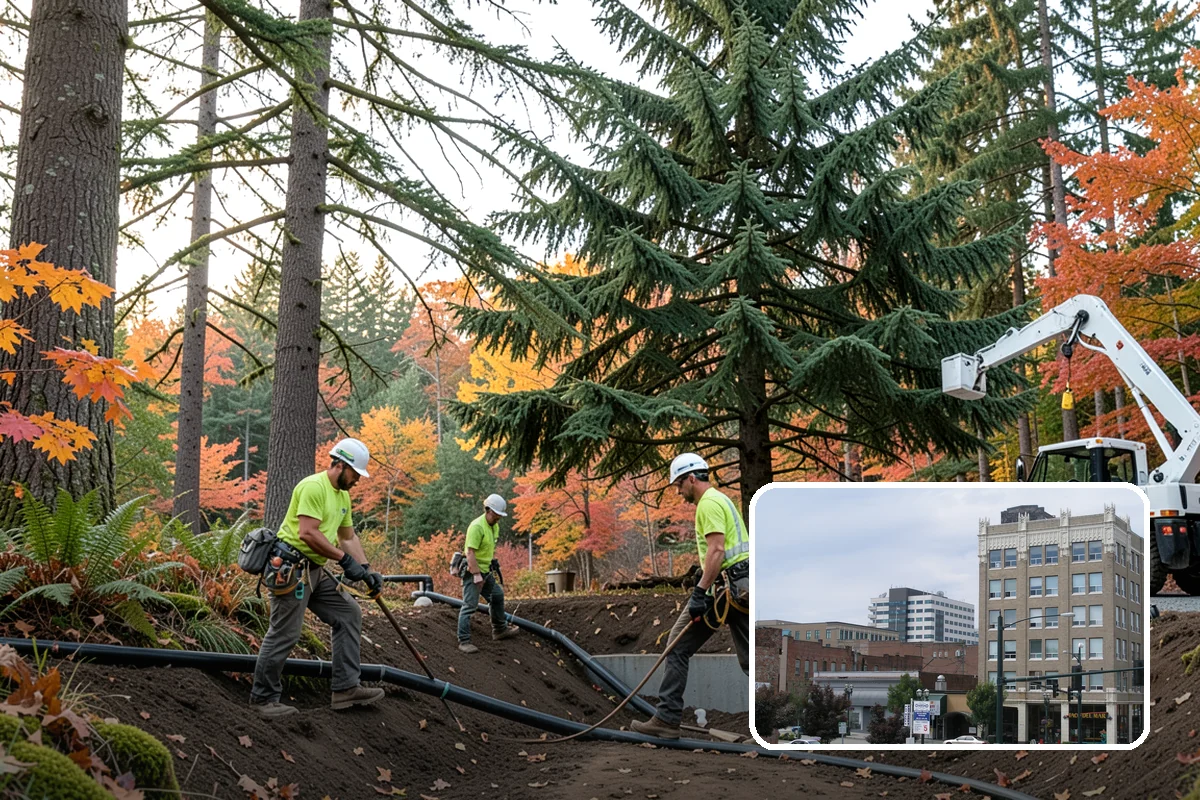Crown thinning in Everett, Snohomish County, WA - Improves tree structure, health, and appearance