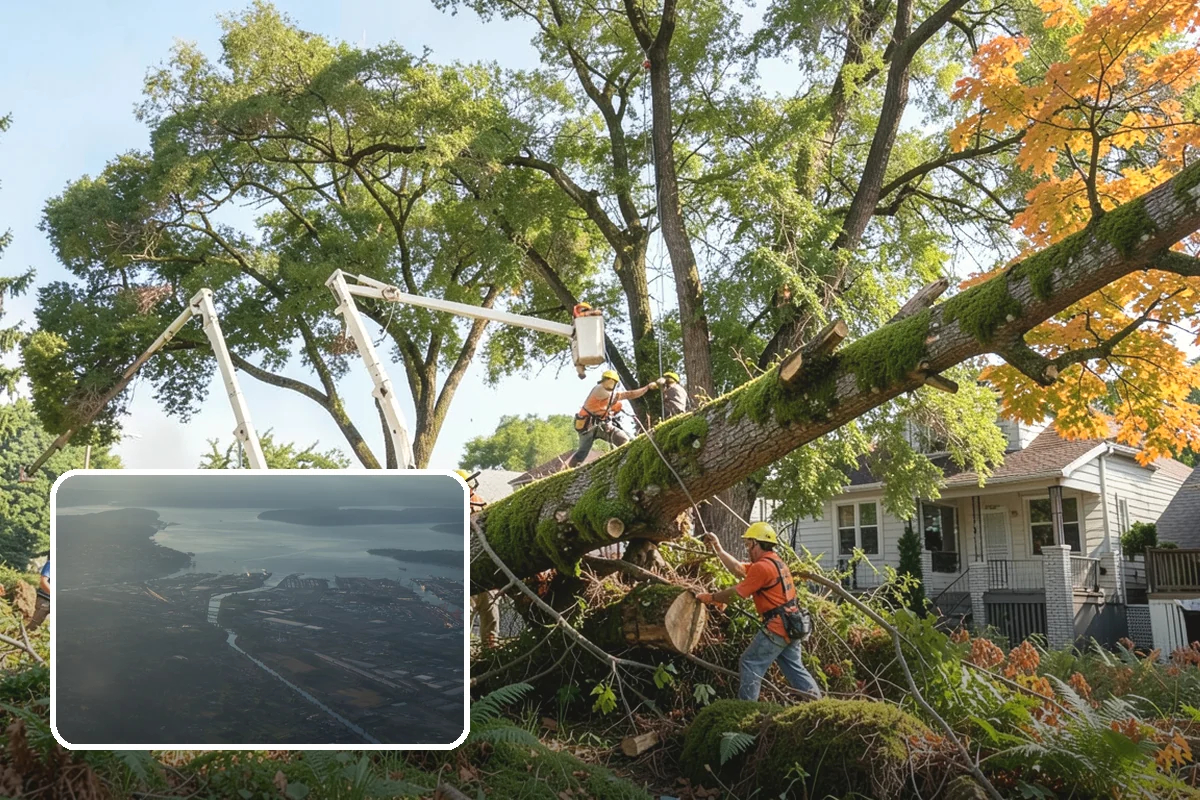 Crown thinning in Fife, Pierce County, WA - Improves tree structure, health, and appearance
