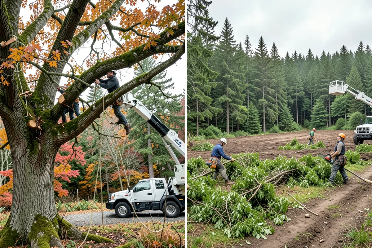 Crown thinning in Gig Harbor, Pierce County, WA - Assess canopy condition and pruning objectives