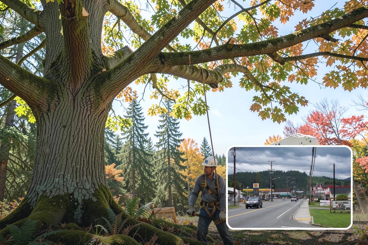 Crown thinning in Granite Falls, Snohomish County, WA - Improves tree structure, health, and appearance