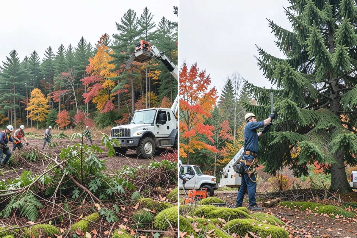 Crown thinning in Granite Falls, Snohomish County, WA - Assess canopy condition and pruning objectives
