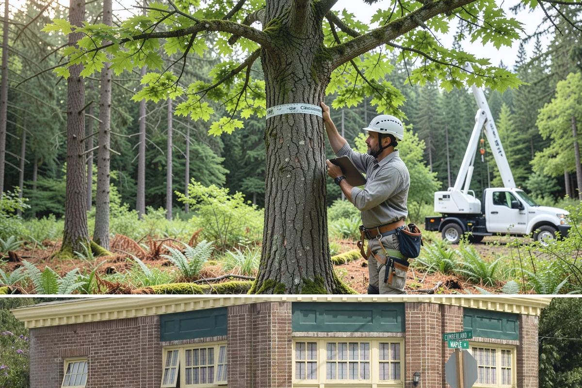 Crown thinning in Hamilton, Skagit County, WA - In the Puget Sound climate, this service should avoid late spring to early summer when many native trees are actively transpiring