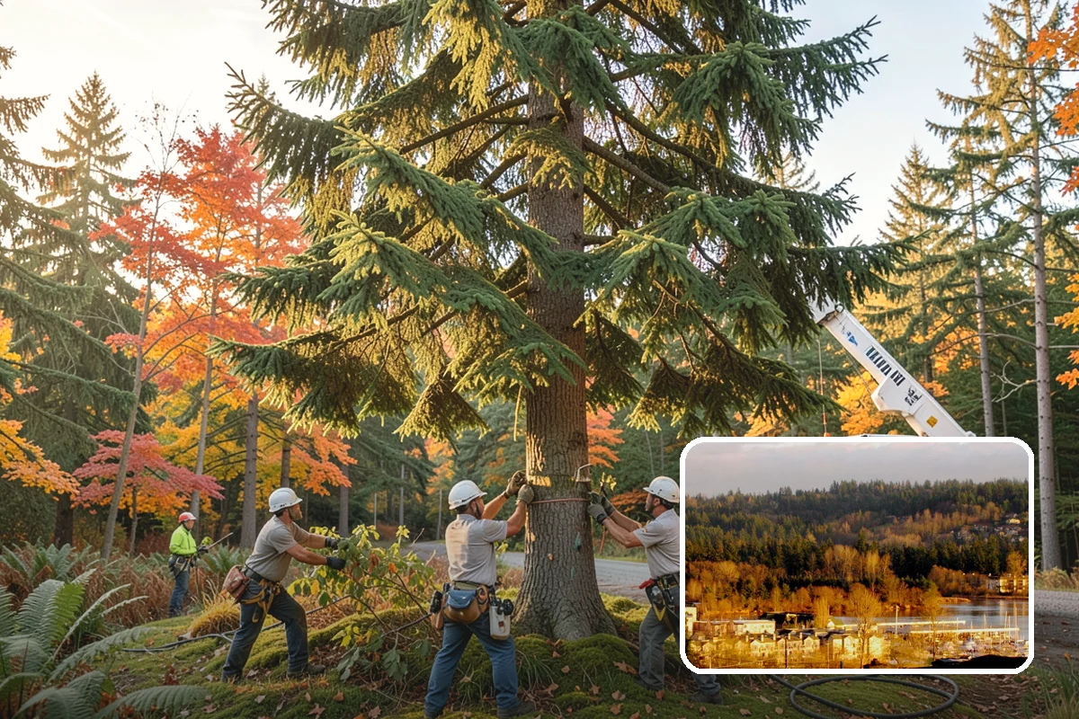 Crown thinning in Kenmore, King County, WA - Improves tree structure, health, and appearance