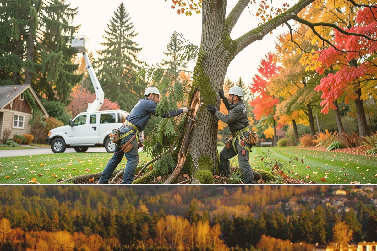 Crown thinning in Kenmore, King County, WA - In the Puget Sound climate, this service should avoid late spring to early summer when many native trees are actively transpiring