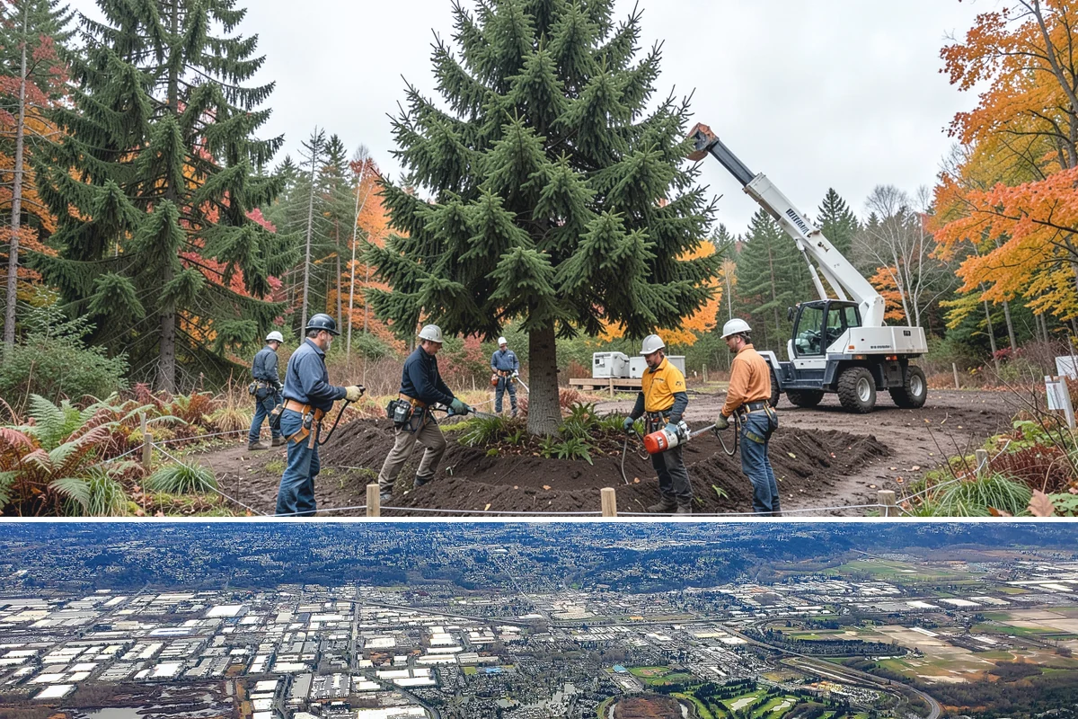 Crown thinning in Kent, King County, WA - In the Puget Sound climate, this service should avoid late spring to early summer when many native trees are actively transpiring