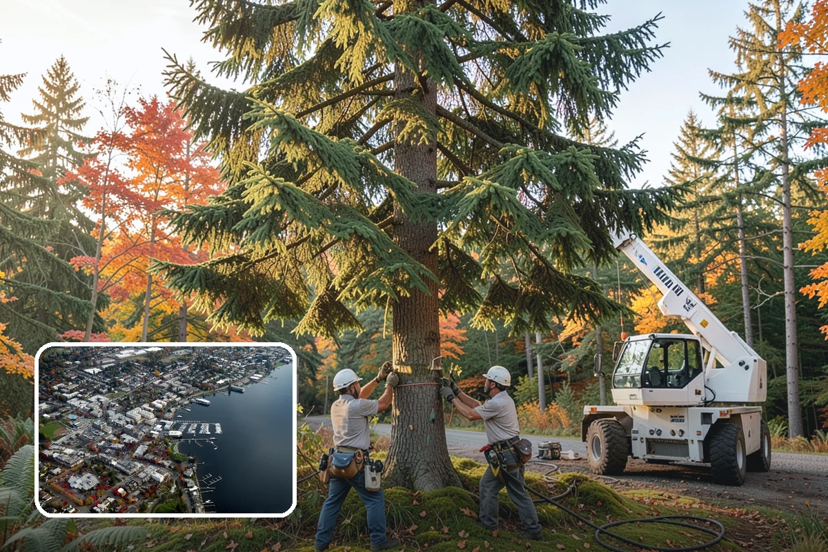 Crown thinning in Kirkland, King County, WA - Improves tree structure, health, and appearance