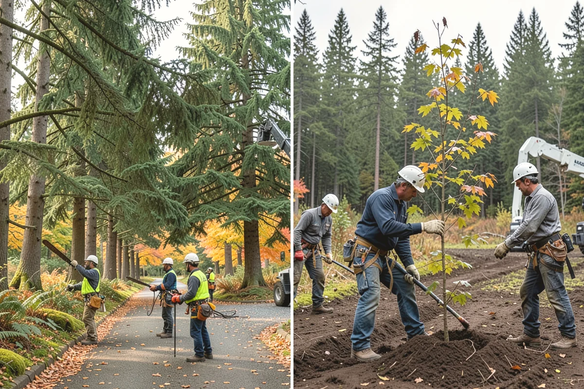 Crown thinning in La Conner, Skagit County, WA - Assess canopy condition and pruning objectives