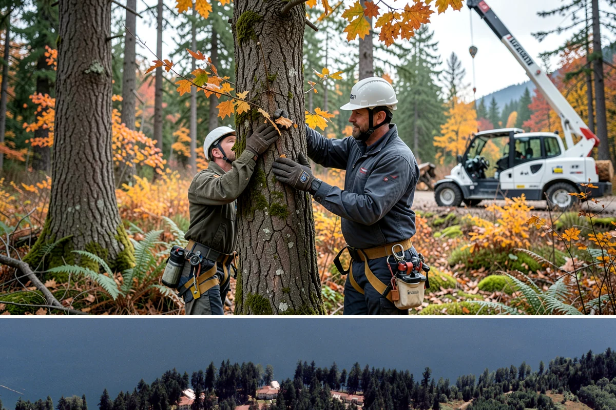 Crown thinning in Lakewood, Pierce County, WA - In the Puget Sound climate, this service should avoid late spring to early summer when many native trees are actively transpiring