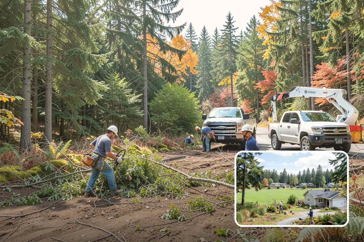 Crown thinning in Lyman, Skagit County, WA - Improves tree structure, health, and appearance