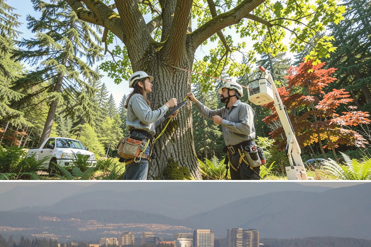 Crown thinning in Medina, King County, WA - In the Puget Sound climate, this service should avoid late spring to early summer when many native trees are actively transpiring