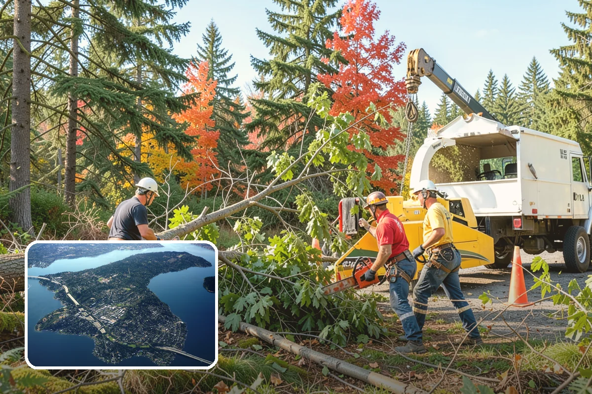 Crown thinning in Mercer Island, King County, WA - Improves tree structure, health, and appearance