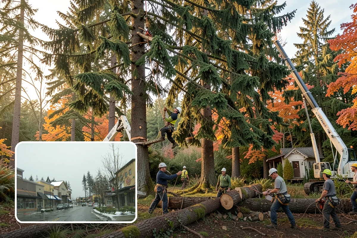 Crown thinning in Mill Creek, Snohomish County, WA - Improves tree structure, health, and appearance