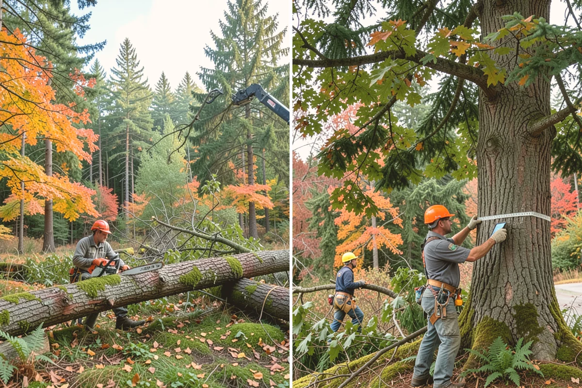 Crown thinning in Milton, King County, WA - Assess canopy condition and pruning objectives