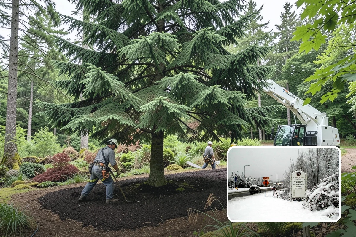Crown thinning in Newcastle, King County, WA - Improves tree structure, health, and appearance
