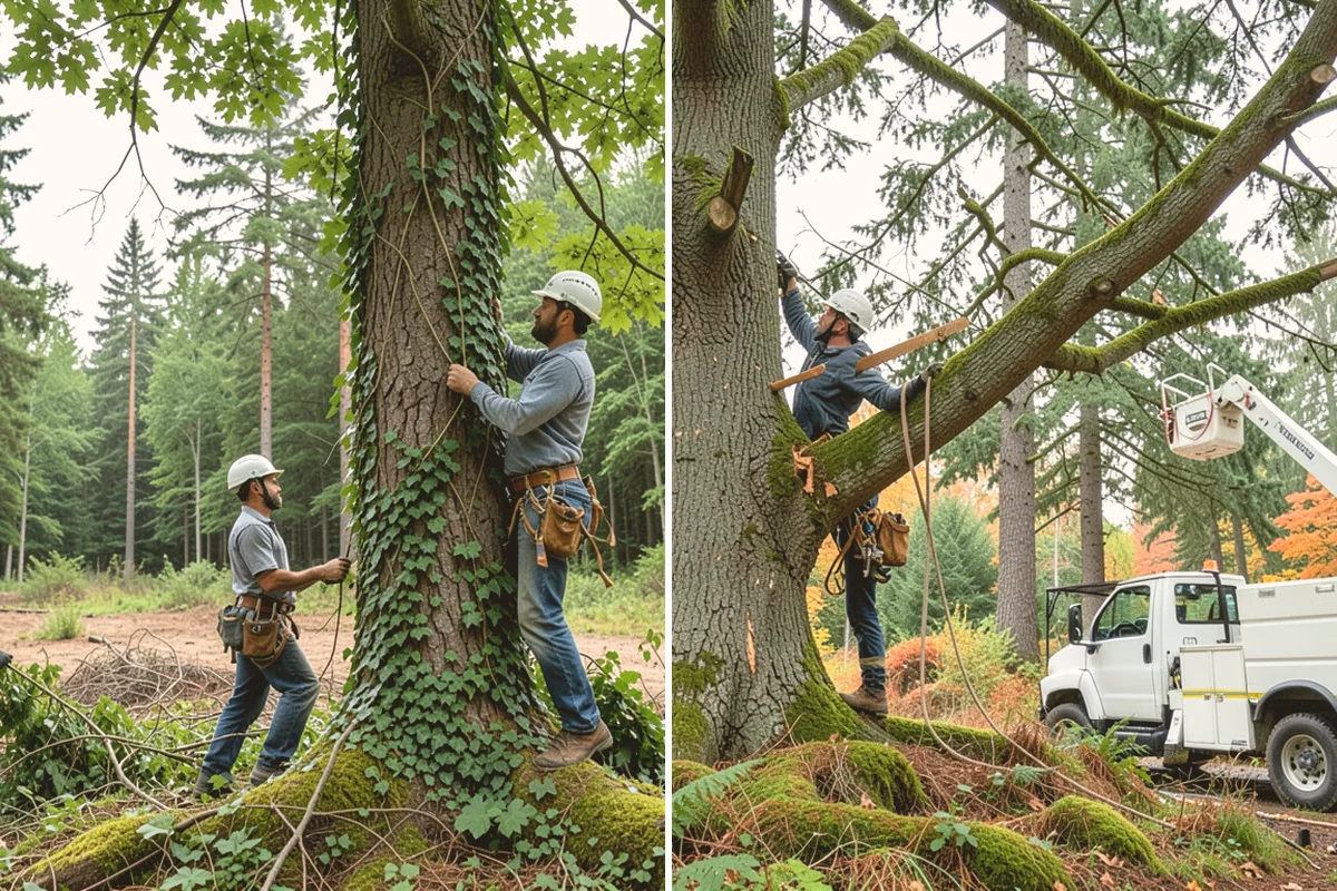 Crown thinning in Newcastle, King County, WA - Assess canopy condition and pruning objectives