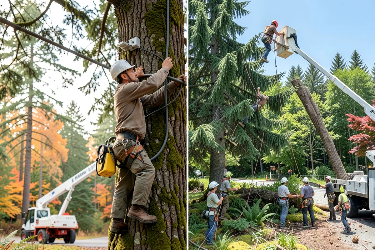 Crown thinning in Normandy Park, King County, WA - Assess canopy condition and pruning objectives