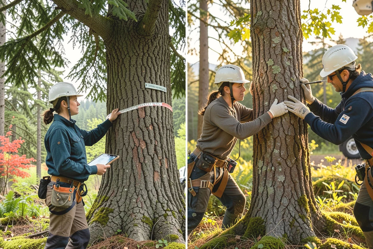 Crown thinning in North Bend, King County, WA - Assess canopy condition and pruning objectives