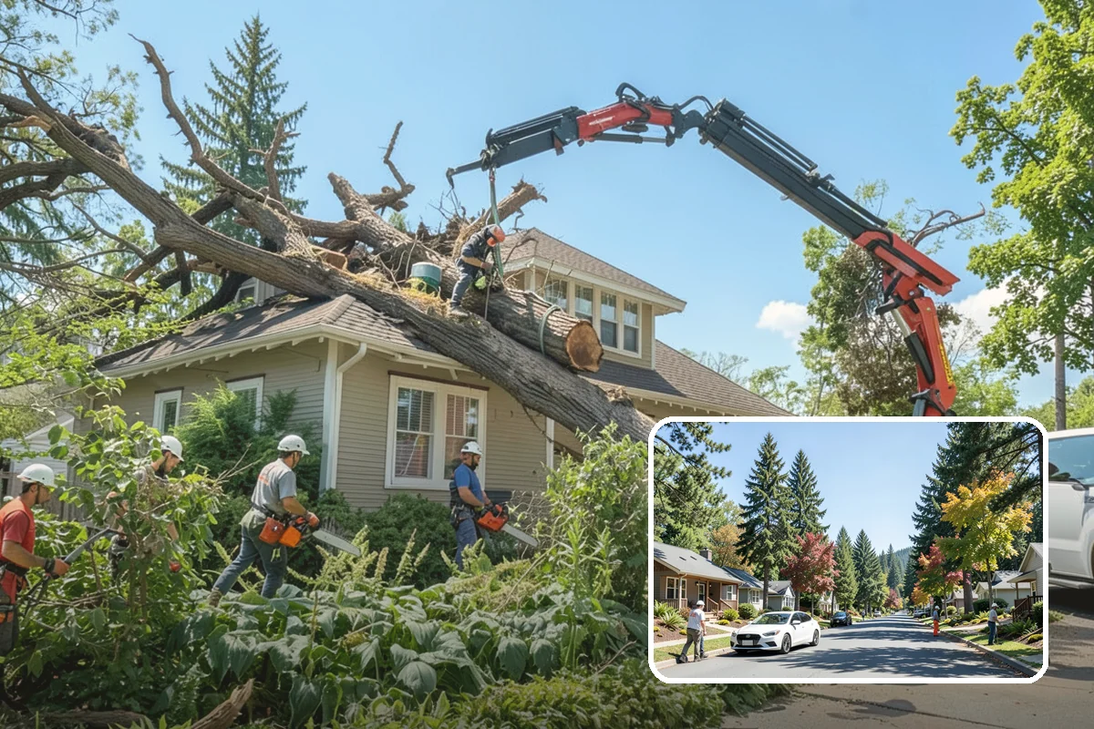 Crown thinning in Orting, Pierce County, WA - Improves tree structure, health, and appearance