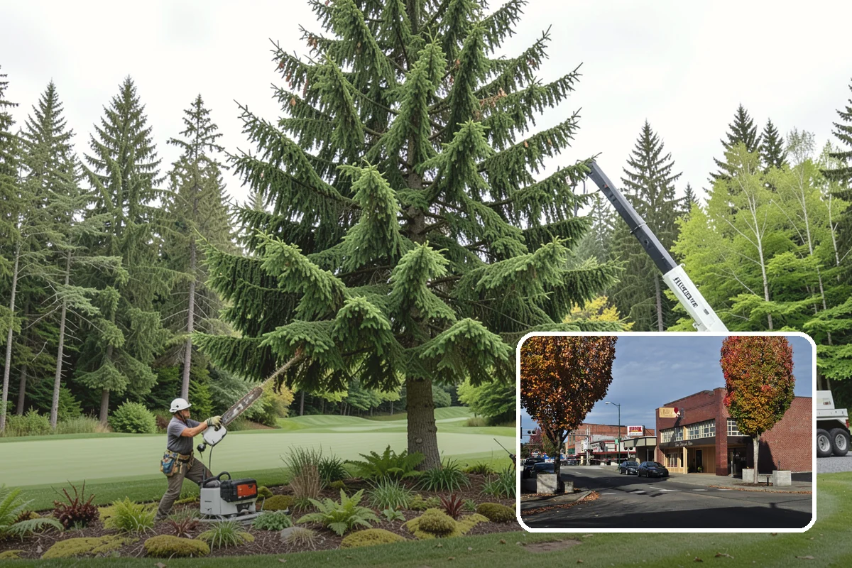 Crown thinning in Puyallup, Pierce County, WA - Improves tree structure, health, and appearance