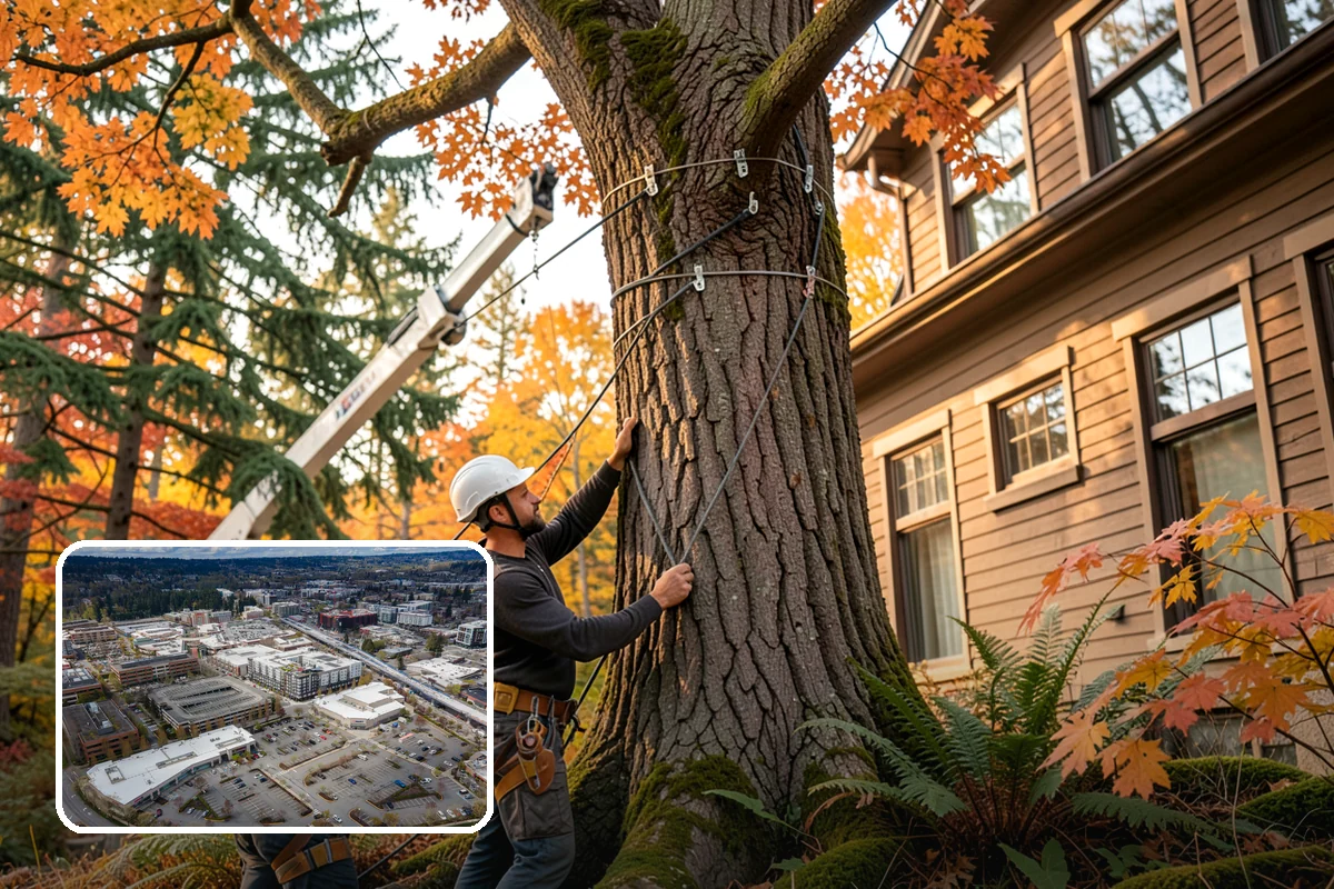 Crown thinning in Redmond, King County, WA - Improves tree structure, health, and appearance
