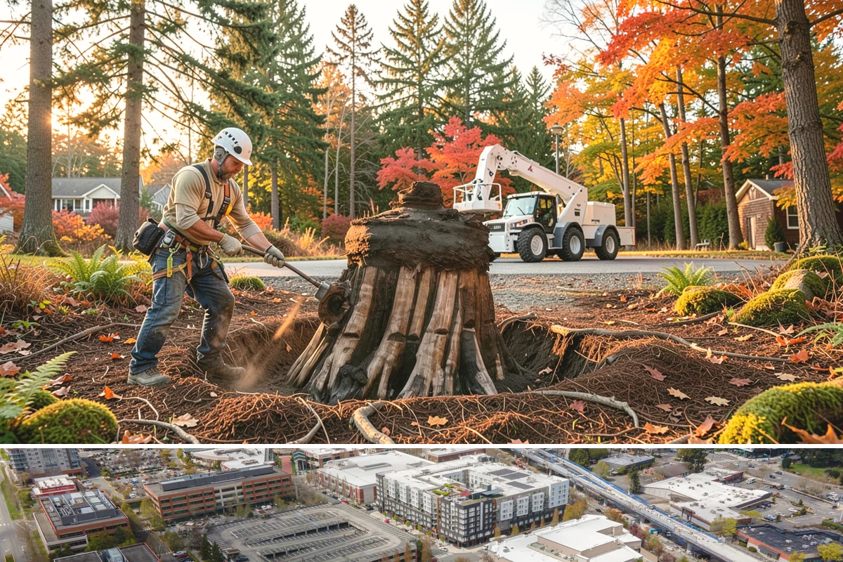 Crown thinning in Redmond, King County, WA - In the Puget Sound climate, this service should avoid late spring to early summer when many native trees are actively transpiring
