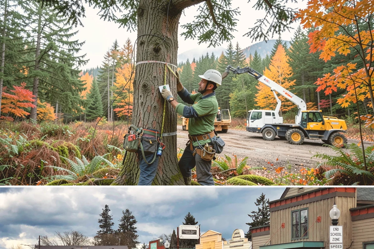 Crown thinning in Roy, Pierce County, WA - In the Puget Sound climate, this service should avoid late spring to early summer when many native trees are actively transpiring