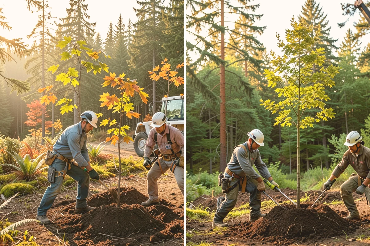 Crown thinning in Sammamish, King County, WA - Assess canopy condition and pruning objectives