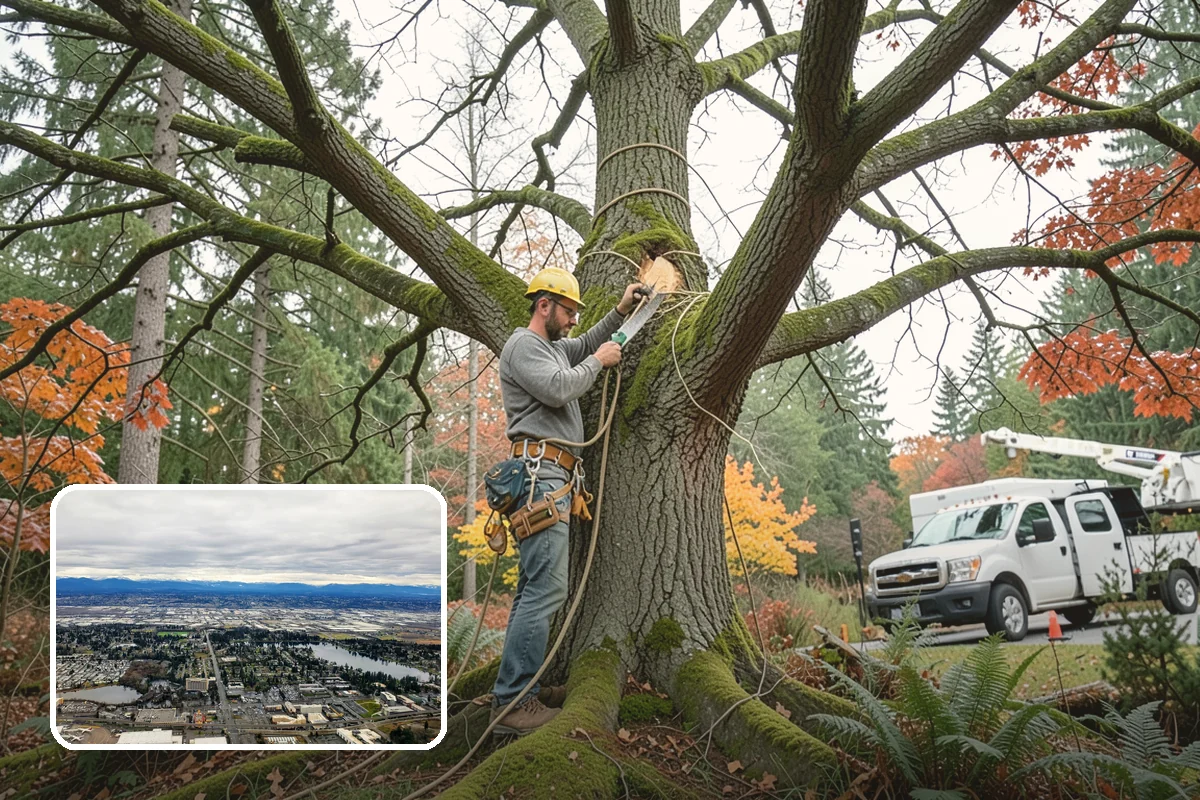 Crown thinning in SeaTac, King County, WA - Improves tree structure, health, and appearance