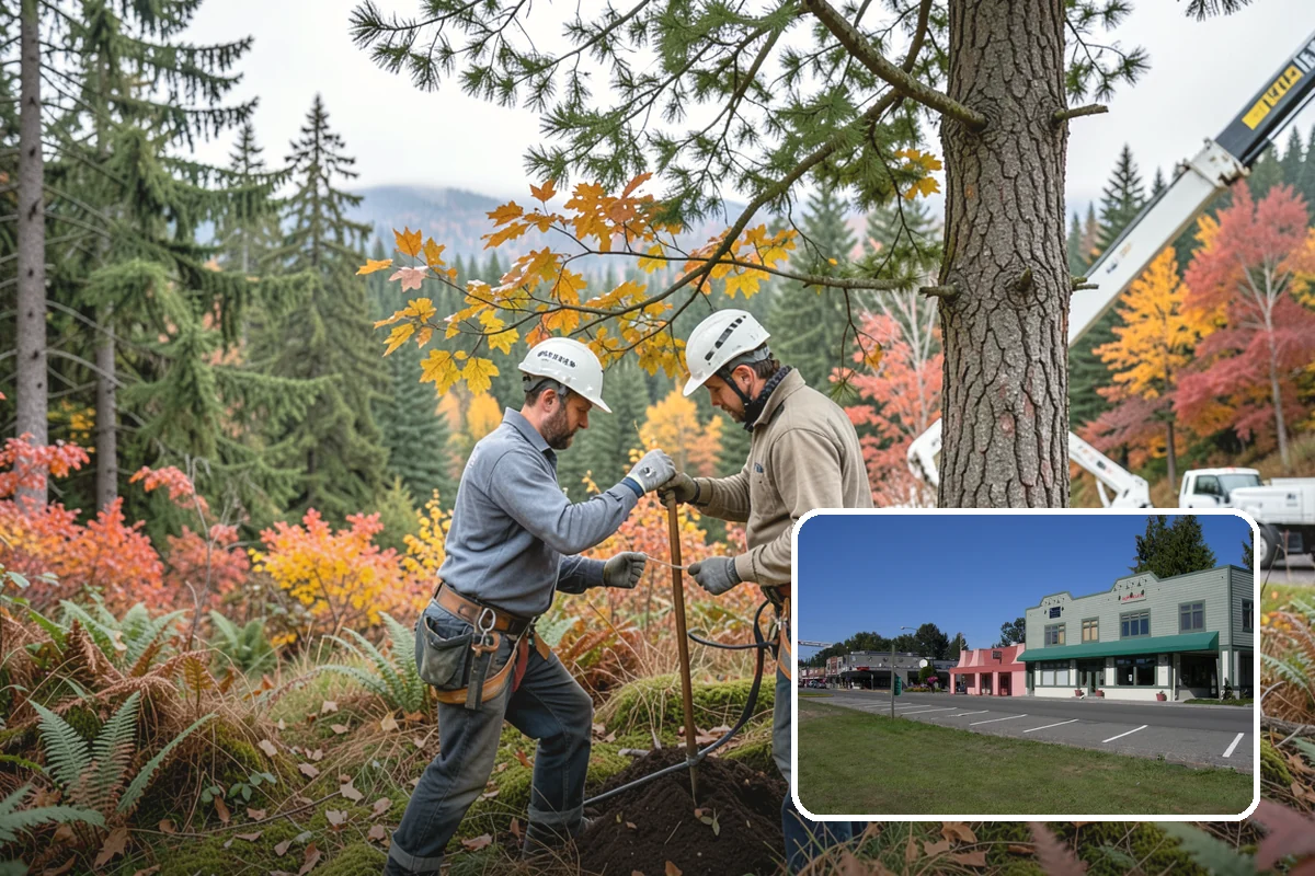 Crown thinning in Snoqualmie, King County, WA - Improves tree structure, health, and appearance